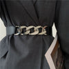 Gold chain belt