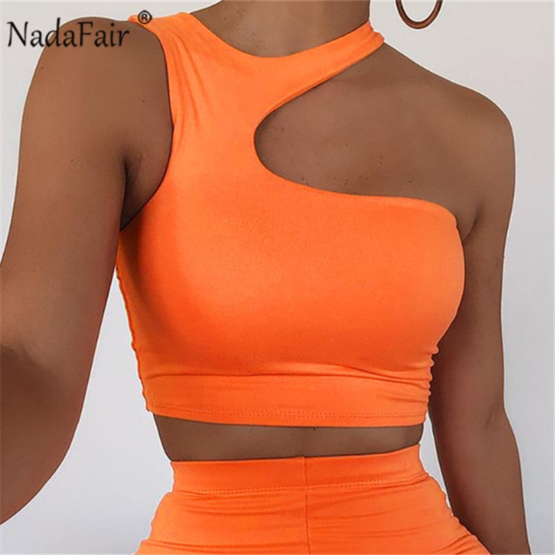 Cut Out Sexy Crop Off Shoulder