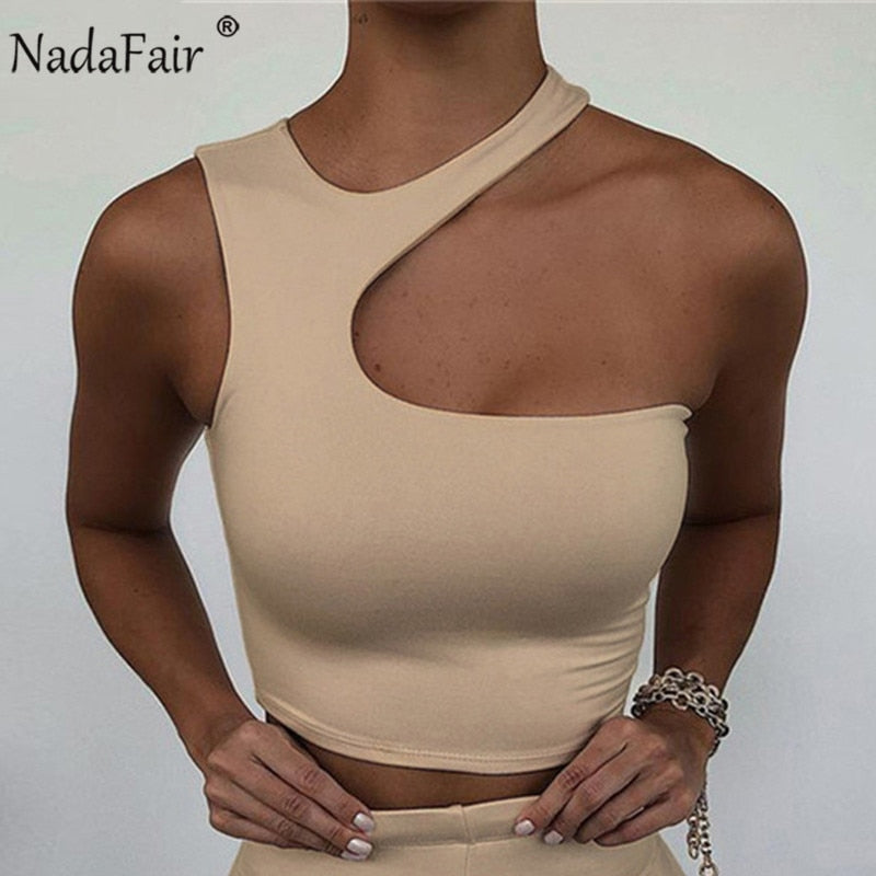 Cut Out Sexy Crop Off Shoulder