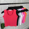 Pure Color Crop Top Tank