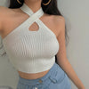 Knitted Off Shoulder Crop Top