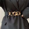 Gold chain belt