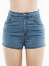 High Waist Denim Shorts