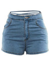 High Waist Denim Shorts