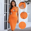 Hollow Out Bodycon Bandage Dress