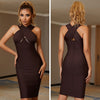 Halter Sleeveless Bandage Dress